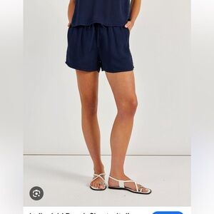 Bella Dahl Dark Blue Cargo Shorts